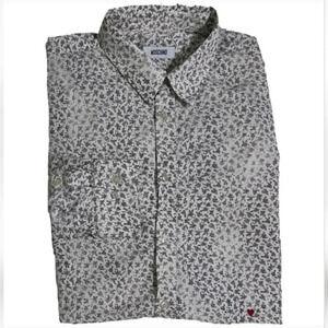 MOSCHINO Men’s Button Down Casual Shirt